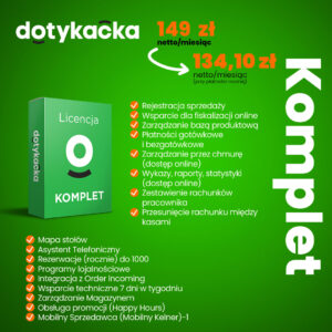 Licencja Komplet Dotykacka 1 miesiąc