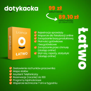 Licencja Łatwo Dotykacka 1 miesiąc