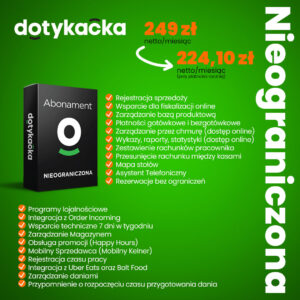 Licencja Nieograniczona Dotykacka 1 miesiąc